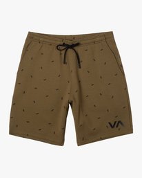 0 Sport Elastic Walkshorts IV 19" Brown AVYWS00135 RVCA