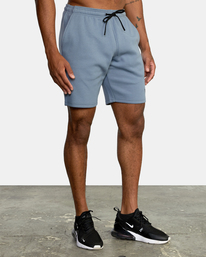 5 Sport Elastic Waist Walkshorts IV 19" Blue AVYWS00135 RVCA