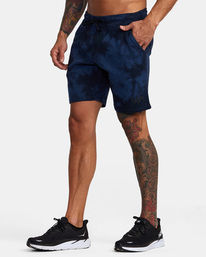 3 Sport Elastic Waist Walkshorts IV 19" Blue AVYWS00135 RVCA