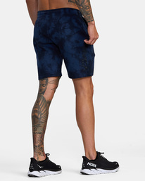 4 Sport Elastic Waist Walkshorts IV 19" Blue AVYWS00135 RVCA