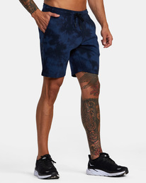 5 Sport Elastic Waist Walkshorts IV 19" Blue AVYWS00135 RVCA