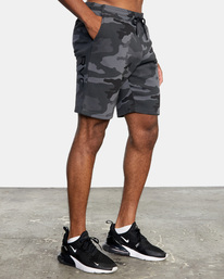 6 Sport Elastic Waist Walkshorts IV 19" Brown AVYWS00135 RVCA