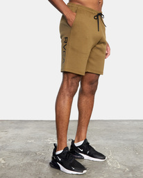 6 Sport Elastic Waist Walkshorts IV 19" Green AVYWS00135 RVCA
