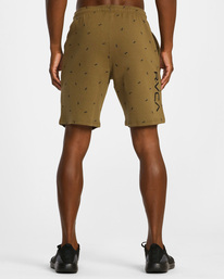 2 Sport Elastic Walkshorts IV 19" Brown AVYWS00135 RVCA