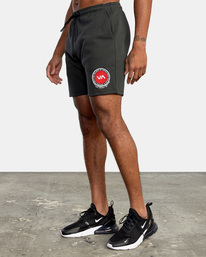 5 Sport Elastic Waist Walkshorts IV 19" Black AVYWS00135 RVCA