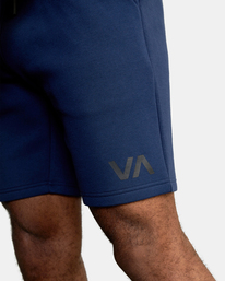 7 Sport Elastic Waist Walkshorts IV 19" Blue AVYWS00135 RVCA