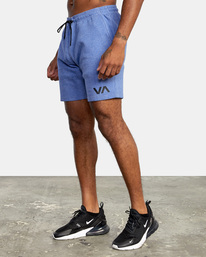 3 Sport Elastic Waist Walkshorts IV 19" Purple AVYWS00135 RVCA