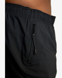 9 Yogger Jogger Lined Shorts 15" Black AVYWS00139 RVCA