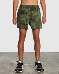 2 Yogger Jogger Lined Shorts 15" Green AVYWS00139 RVCA