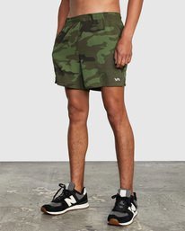 5 Yogger Jogger Lined Shorts 15" Green AVYWS00139 RVCA