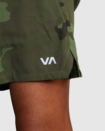 9 Yogger Jogger Lined Shorts 15" Green AVYWS00139 RVCA