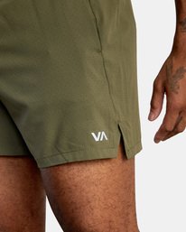 4 Yogger Jogger Lined Shorts 15" Green AVYWS00139 RVCA