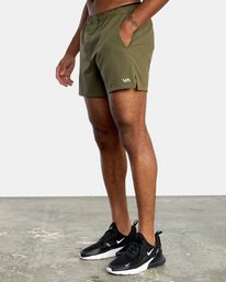 5 Yogger Jogger Lined Shorts 15" Green AVYWS00139 RVCA