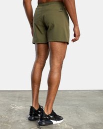 6 Yogger Jogger Lined Shorts 15" Green AVYWS00139 RVCA