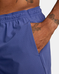 3 Yogger Jogger Lined Shorts 15" Purple AVYWS00139 RVCA