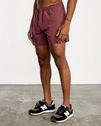 5 Yogger Jogger Lined Shorts 15" White AVYWS00139 RVCA