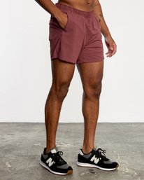 6 Yogger Jogger Lined Shorts 15" White AVYWS00139 RVCA