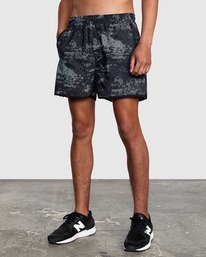 6 Yogger Elastic Shorts 15" Blue AVYWS00140 RVCA
