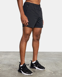 7 VA Sport Outsider 16" - Packable Shorts for Men Black AVYWS00147 RVCA
