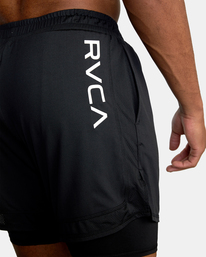 12 VA Sport Vent 16" - Performance Shorts for Men Black AVYWS00148 RVCA