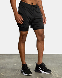 5 VA Sport Vent 16" - Performance Shorts for Men Black AVYWS00148 RVCA
