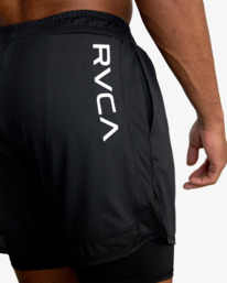 9 VA Sport Vent 16" - Performance Shorts for Men Black AVYWS00148 RVCA