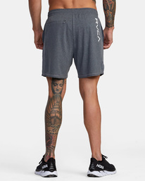 1 Sport Vent Elastic Running Shorts 16" Brown AVYWS00148 RVCA