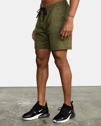 4 C-Able Elastic Walkshorts 17" Green AVYWS00157 RVCA