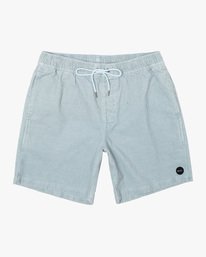 0 Escape Elastic Waist Corduroy Shorts 17” Blue AVYWS00160 RVCA
