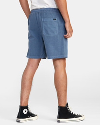 5 PTC Elastic Walkshorts 18" Blue AVYWS00163 RVCA