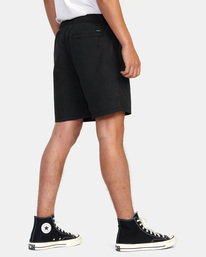 5 Brodie 2 Hybrid Elastic Shorts 17” Black AVYWS00166 RVCA
