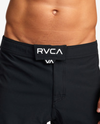 3 Grappler Elastic Waist Walkshorts 17" Black AVYWS00173 RVCA