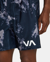 2 Grappler Elastic Waist Walkshorts 17" Black AVYWS00173 RVCA