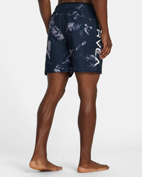 4 Grappler Elastic Waist Walkshorts 17" Black AVYWS00173 RVCA