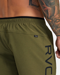 7 Grappler Elastic Walkshorts 17" Green AVYWS00173 RVCA