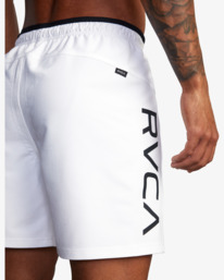 7 Grappler Elastic Walkshorts 17" White AVYWS00173 RVCA