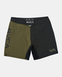 0 Fight Scrapper Elastic Walkshorts 15" Brown AVYWS00174 RVCA