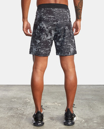 2 Fight Scrapper Elastic Waist Walkshorts 15" Blue AVYWS00174 RVCA