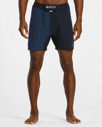 1 Fight Scrapper Elastic Walkshorts 15" Blue AVYWS00174 RVCA