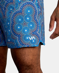 9 Kelsey Brookes Yogger Stretch Elastic Shorts 17" White AVYWS00192 RVCA