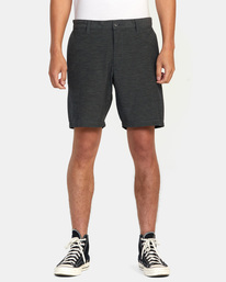 1 Daggers Hybrid Chino Shorts 18" Black AVYWS00195 RVCA