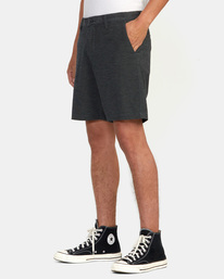 4 Daggers Hybrid Chino Shorts 18" Black AVYWS00195 RVCA
