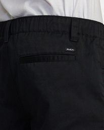 7 Recession Collection Americana - Elasticated Shorts for Men Black AVYWS00199 RVCA