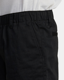 8 Recession Collection Americana - Elasticated Shorts for Men Black AVYWS00199 RVCA