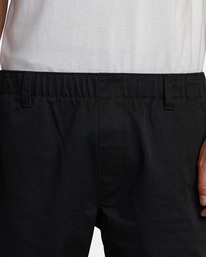 9 Recession Collection Americana - Elasticated Shorts for Men Black AVYWS00199 RVCA