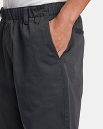 8 Recession Collection Americana - Elastische Shorts für Männer Schwarz AVYWS00199 RVCA