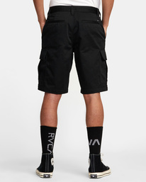 rvca, Recession Collection Americana Cargo Shorts, BLACK (blk) Recession Collection Americana - Cargo Shorts for Men AVYWS00203