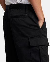 7 Recession Collection Americana - Cargo Shorts for Men Black AVYWS00203 RVCA