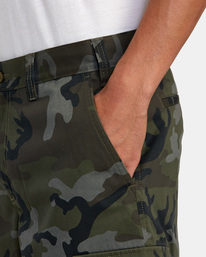 7 Recession Collection Americana Cargo Shorts Brown AVYWS00203 RVCA