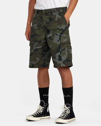 4 Recession Collection Americana Cargo Shorts Brown AVYWS00203 RVCA